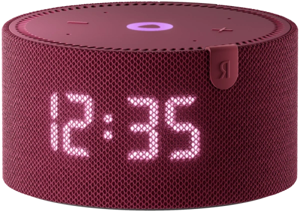 Акустическая система Яндекс.Станция Мини 2 с Алисой (Красный, с часами)